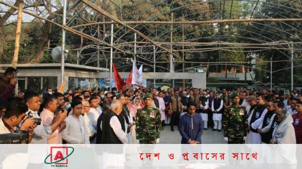 ঐতিহাসিক ৭ মার্চ উপলক্ষে বঙ্গবন্ধুর প্রতিকৃতিতে প্রধানমন্ত্রীর শ্রদ্ধা
