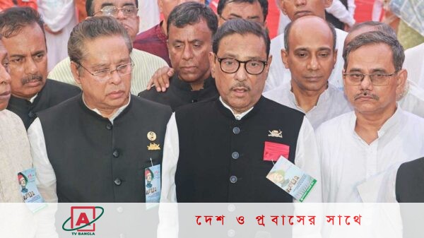 বিএনপি ষড়যন্ত্রের পথ বেছে নিয়েছে : ওবায়দুল কাদের