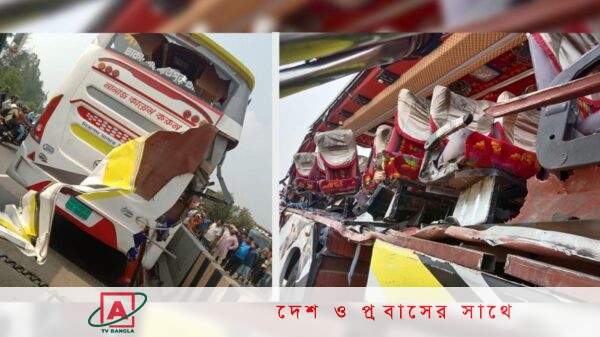 বঙ্গবন্ধু মহাসড়কে বাস-ট্রাক সংঘর্ষে নিহত ৪