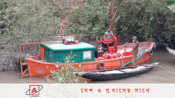 সুন্দরবনের গহীনে আগুন