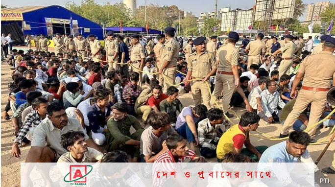 ভারতে ১ হাজারের বেশি বাংলাদেশি আটক