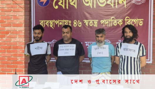 শীর্ষ সন্ত্রাসী সুব্রত বাইন ও মোল্লা মাসুদ আটক